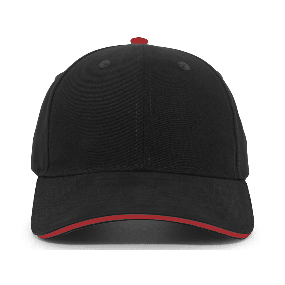 Brushed Twill Cap With Sandwich Bill