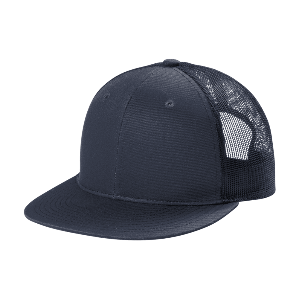 Port Authority Snapback Flat Bill Trucker Cap
