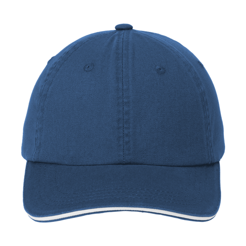 Port Authority Sandwich Bill Cap with Striped Closure